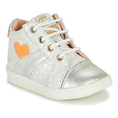 GBB BETTINA girls's Children's Shoes (High-top Trainers) in Silver