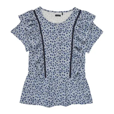 Ikks XS12052-48-J girls's Children's Blouse in Blue