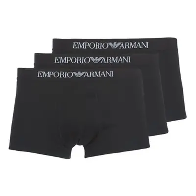 Emporio Armani CC722-PACK DE 3 men's Boxer shorts in Black