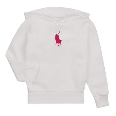 Polo Ralph Lauren BIG PP PO HD-KNIT SHIRTS-SWEATSHIRT girls's Children's Sweatshirt in White