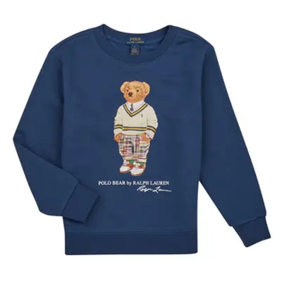 Polo Ralph Lauren LS CN-KNIT SHIRTS-SWEATSHIRT boys's Children's sweatshirt in Marine