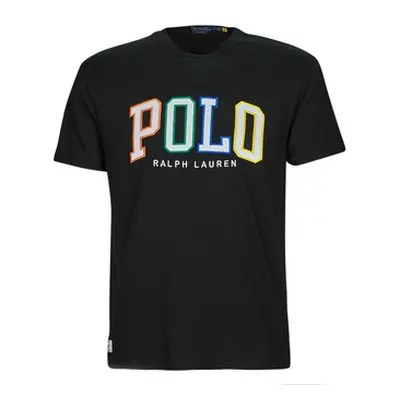 Polo Ralph Lauren SSCNCLSM1-SHORT SLEEVE-T-SHIRT men's T shirt in Black