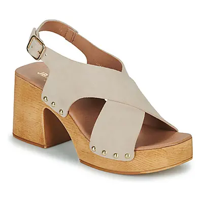 JB Martin AIMEE women's Clogs (Shoes) in Beige