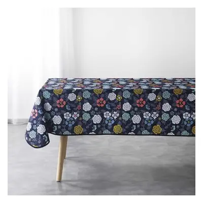 Douceur d intérieur NAPPE RECTANGLE 150 x 240 CM POLYESTER IMPRIME LILY BLEU 's Tablecloth in Bl