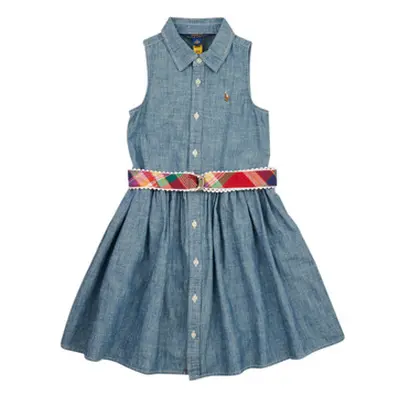 Polo Ralph Lauren ADALENE DR-DRESSES-DAY DRESS girls's Children's dress in Blue