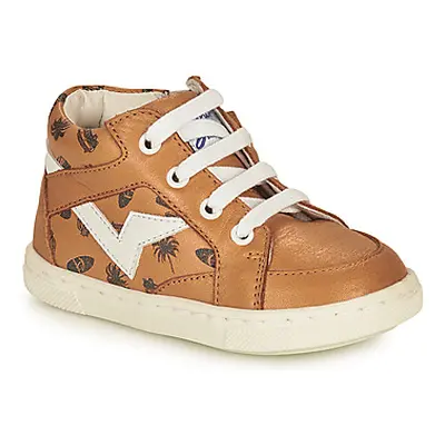 GBB HEDDY boys's Children's Shoes (High-top Trainers) in Brown