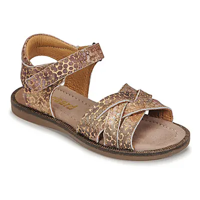 Bisgaard BECCA O girls's Children's Sandals in Gold