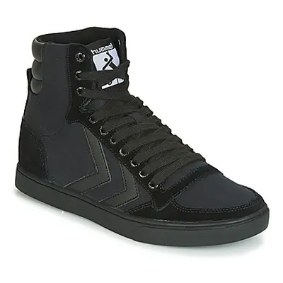 Hummel TEN STAR TONAL HIGH men's Shoes (High-top Trainers) in Black