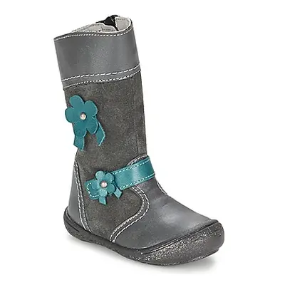 Citrouille et Compagnie RINDAR girls's Children's High Boots in Grey