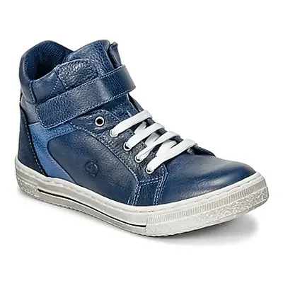 Citrouille et Compagnie HOCHOU boys's Children's Shoes (High-top Trainers) in Blue