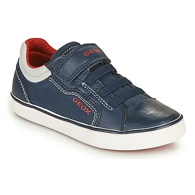 Geox GISLI BOY boys's Children's Shoes (Trainers) in Blue