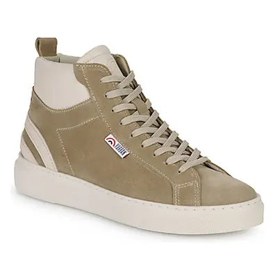 Yurban MANCHESTER men's Shoes (High-top Trainers) in Beige