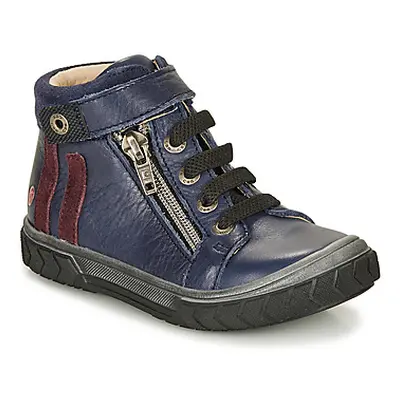 GBB OMAHO boys's Children's Shoes (High-top Trainers) in Blue