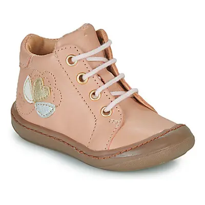 GBB REINETTE girls's Children's Shoes (High-top Trainers) in Pink