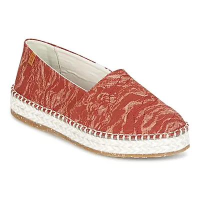 El Naturalista SEAWEED CANVAS women's Espadrilles / Casual Shoes in Red