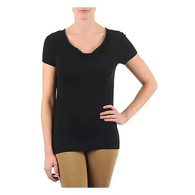 La City PULL COL BEB women's T shirt in Black