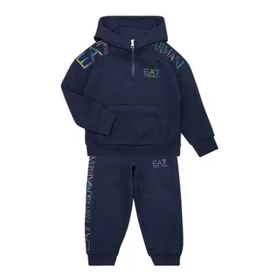 Emporio Armani EA7 LOGO SERIES TRACKSUIT boys's in Marine