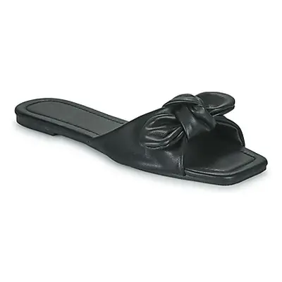 Only ONLMILLIE-3 PU BOW SANDAL women's Mules / Casual Shoes in Black