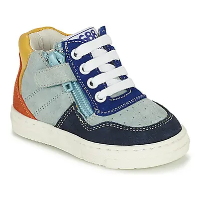 GBB LASARA girls's Children's Shoes (High-top Trainers) in Blue