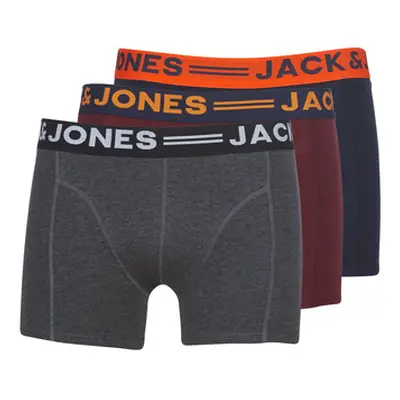 Jack & Jones JACLICHFIELD X 3 men's Boxer shorts in Grey