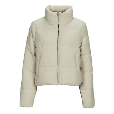 Only ONLNEWDOLLY CORDUROY PUFFER CC OTW women's Jacket in Beige