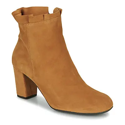 So Size GEMINA women's Low Ankle Boots in Brown