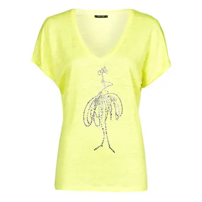 One Step MANON women's T shirt in Yellow