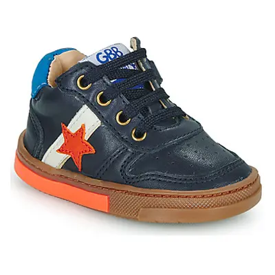 GBB RIKKIE boys's Children's Shoes (High-top Trainers) in Blue