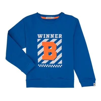 Billieblush NAVALI boys's Children's sweatshirt in Blue