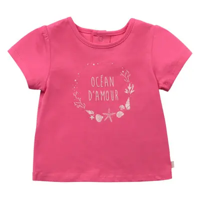 Carrément Beau Y95270-46C girls's Children's T shirt in Pink