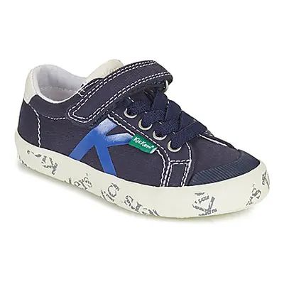 Kickers GODY boys's Children's Shoes (Trainers) in Blue