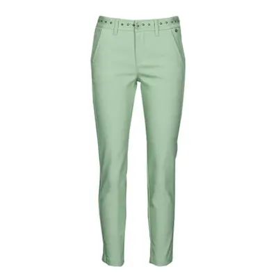 Freeman T.Porter CLAUDIA POLYNEO women's Trousers in Green