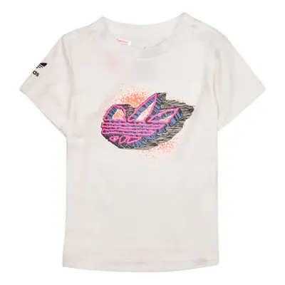 Adidas HL2198 girls's Children's T shirt in White