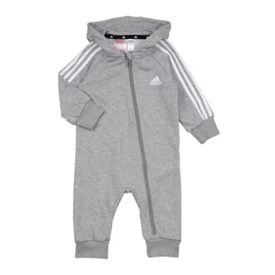 Adidas 3S FT ONESIE girls's Children's Jumpsuit in Grey