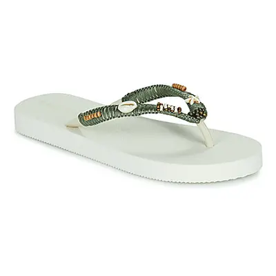 Banana Moon Lucero women's Flip flops / Sandals (Shoes) in White