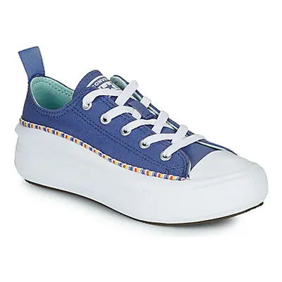 Converse Chuck Taylor All Star Move Seasonal Ox girls's Children's Shoes (Trainers) in Blue