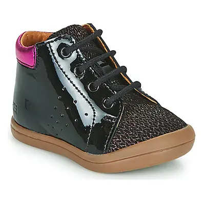 GBB NAHIA girls's Children's Shoes (High-top Trainers) in Black