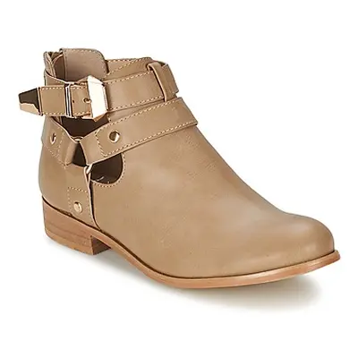 Moony Mood BEZAH women's Mid Boots in Beige