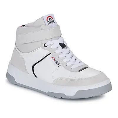 Yurban BROOKLYN men's Shoes (High-top Trainers) in White