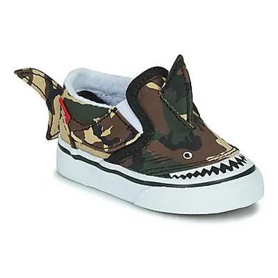 Vans Slip-On V Shark boys's Children's Shoes (Trainers) in Black