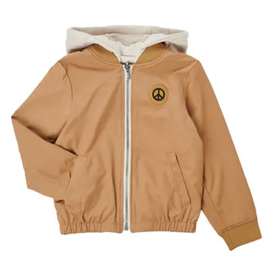 Ikks XS41063-64-C boys's Children's jacket in Beige