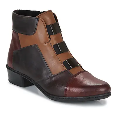 Rieker RICORNA women's Low Ankle Boots in Brown