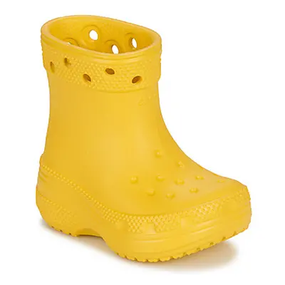 Crocs Classic Boot T boys's Children's Wellington Boots in Yellow