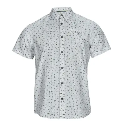 Petrol Industries Shirt Short Sleeve AOP men's Short sleeved Shirt in White