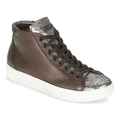 Tosca Blu ALEXA women's Shoes (High-top Trainers) in Brown