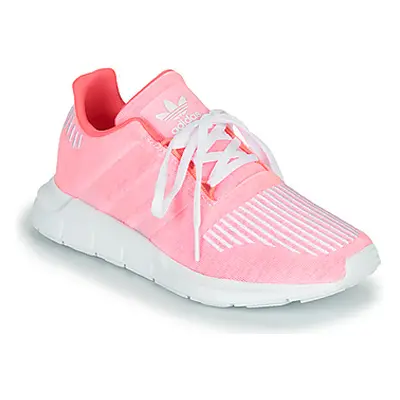 Adidas SWIFT RUN J girls's Children's Shoes (Trainers) in Pink