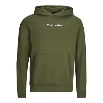 Helly Hansen CORE GRAPHIC SWEAT HOODIE men's Sweatshirt in Kaki