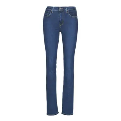 Levis 724 HIGH RISE STRAIGHT women's Jeans in Blue