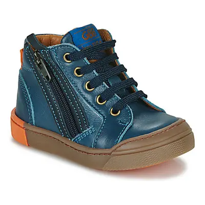 GBB GUSTAVE boys's Children's Shoes (High-top Trainers) in Blue