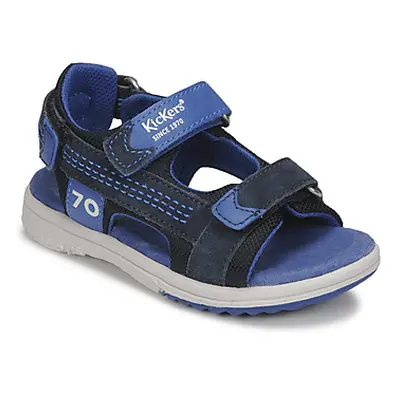 Kickers PLANE boys's Children's Sandals in Blue